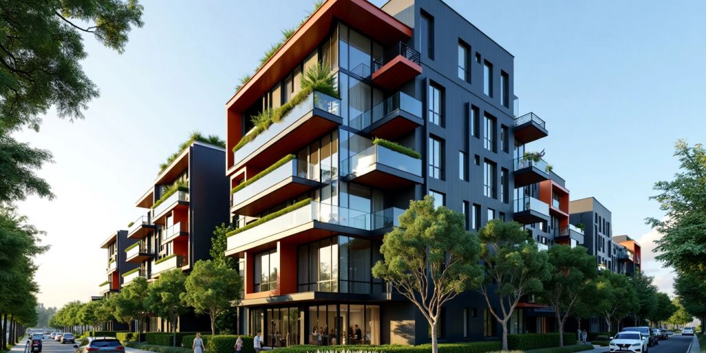 Modern Australian condo with greenery