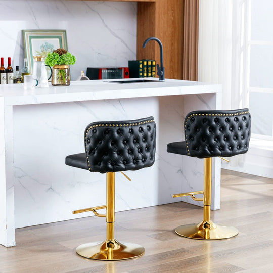 GERAD Set of 2 Bar Stools