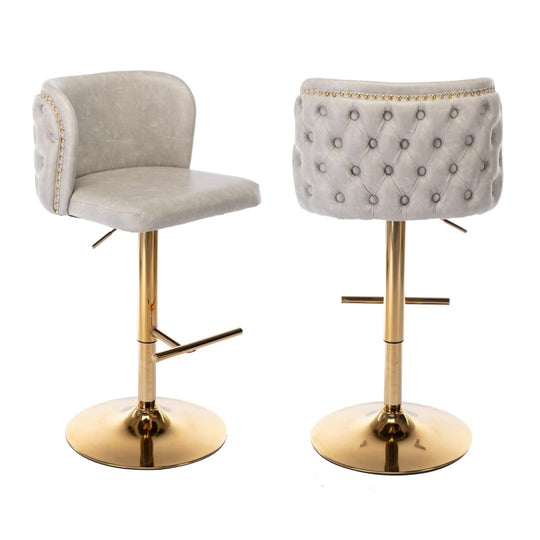 GERAD Set of 2 Bar Stools