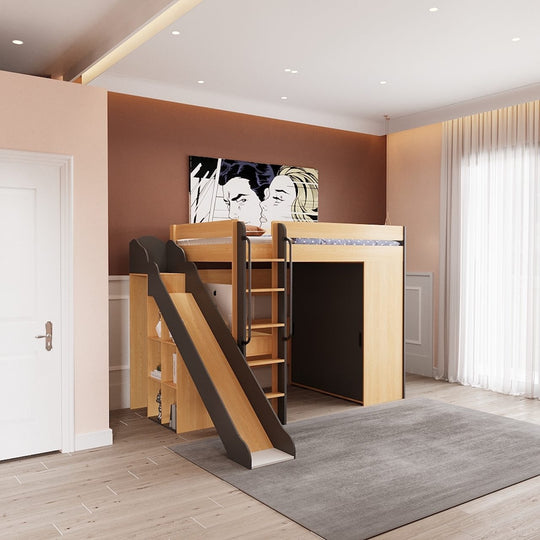 TEOM Loft Bed (Bed + Wardrobe)