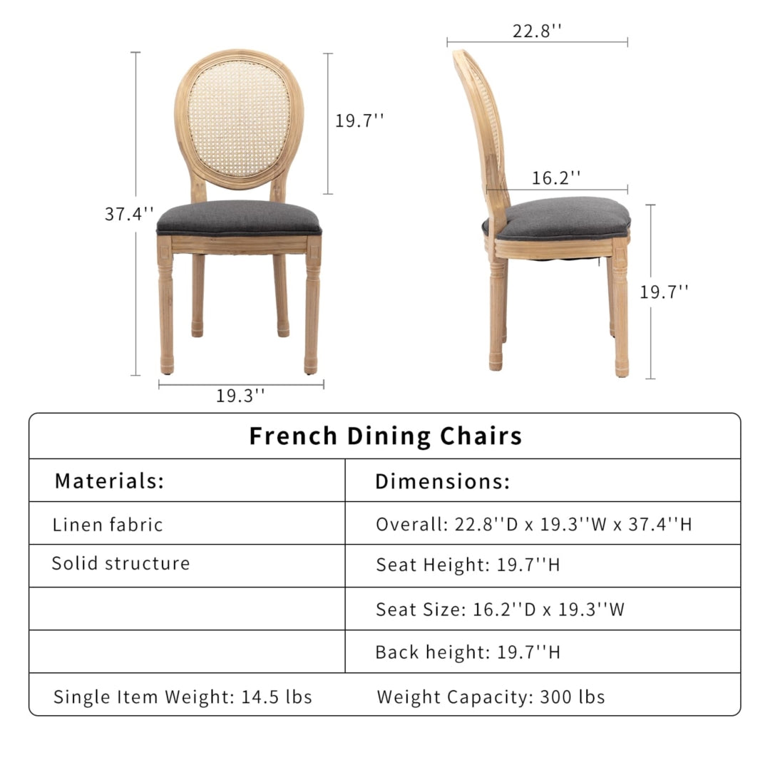 CHIC Dining Chairs Set of 2