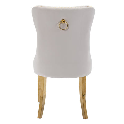 AADEN Velvet Dining Chairs Set of 2