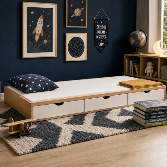 MO Roll-out Trundle w/ Mattress