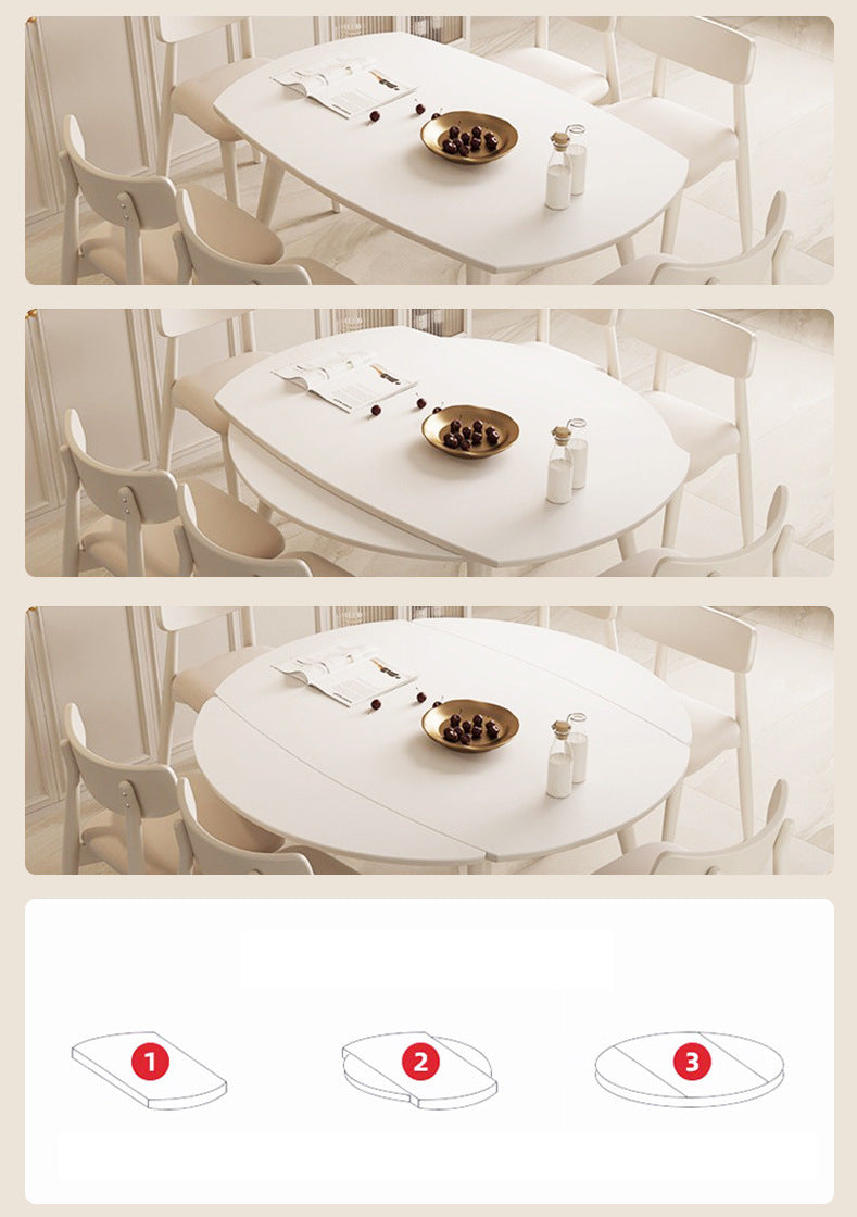 VersaRound Cream Style Multifunctional Table