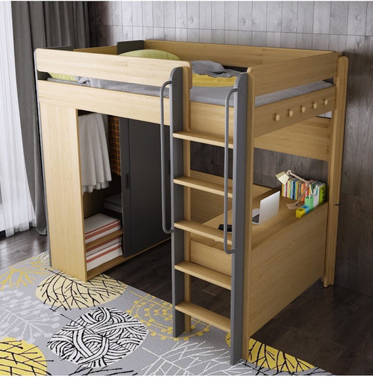 TEOM Loft Bed (Bed + Wardrobe)
