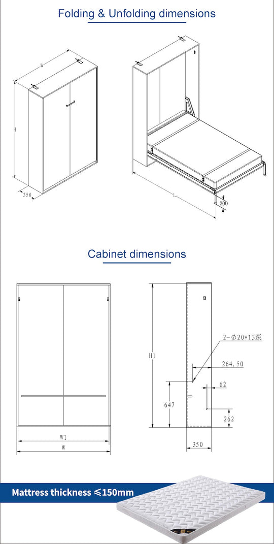 NOBU Wallbed Vertical