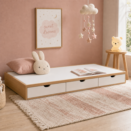 MO Roll-out Trundle w/ Mattress