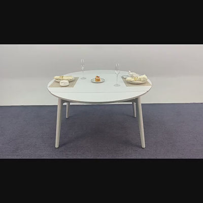 VersaRound Cream Style Multifunctional Table